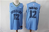 Grizzlies 12 Ja Morant Light Blue Nike Swingman Jersey,baseball caps,new era cap wholesale,wholesale hats